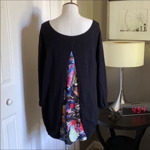 Anthropologie Moth Open Back Sweater Sz S